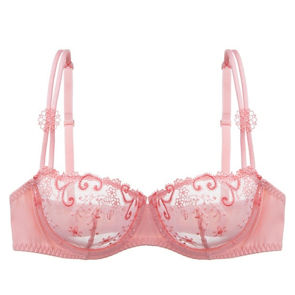 Simone Perele Delice Embroidered Demi Bra 32 D